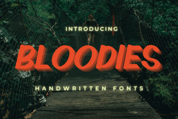 Bloodies: A Bold Display Font for Modern Design