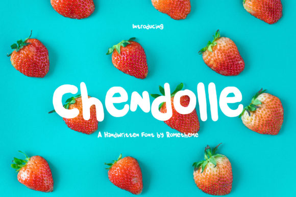 Chendolle: A Playful Font for Creative Projects