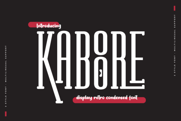 Kaboore: Bold Retro Typography for Modern Design