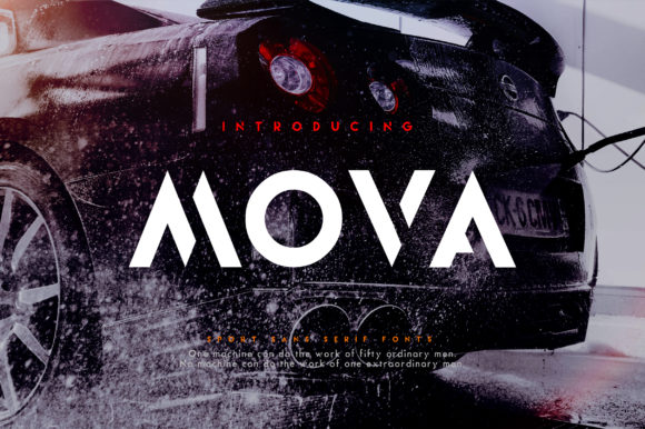 Mova: A Display Font for Creative Impact