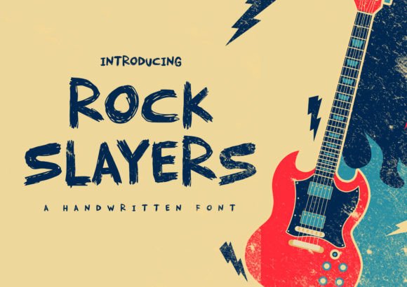 Rock Slayers: A Bold Font for Impactful Design